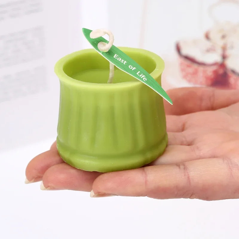 Bambu-Muotoinen Tuoksukynttilä – Tyylikäs Sisustuselementti