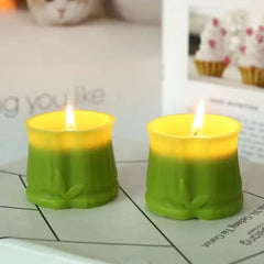 Bamboo-Shaped Scented Candle – Decorative & Aromatic - candletown.net