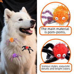 Halloween Spider & Bat Hair Clips