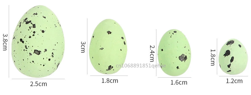 100PCS Colorful Foam Easter Eggs – Perfect for Crafts & Party Decor - candletown.net