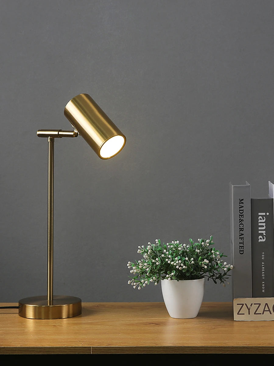 Modern Golden Table Lamp – Nordic Design - candletown.net