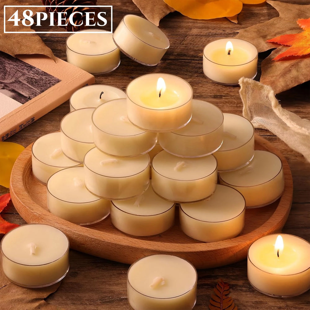 Beeswax Tealight Candles - candletown.net