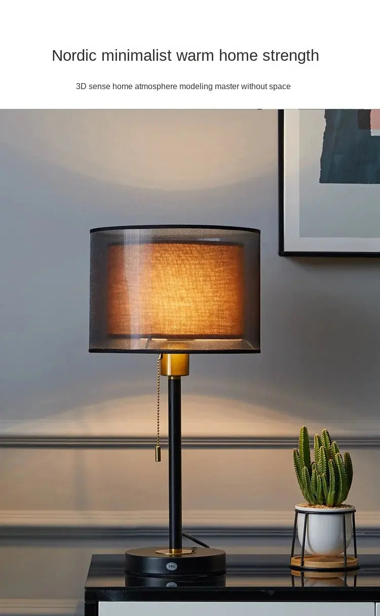 American Gold Table Lamp – Nordic Modern Luxury Design - candletown.net