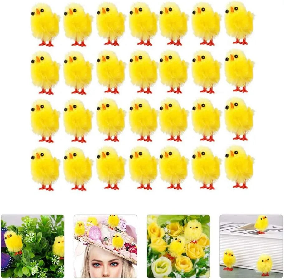 Mini Easter Chick Decoration – Soft & Cute Easter Ornaments - candletown.net