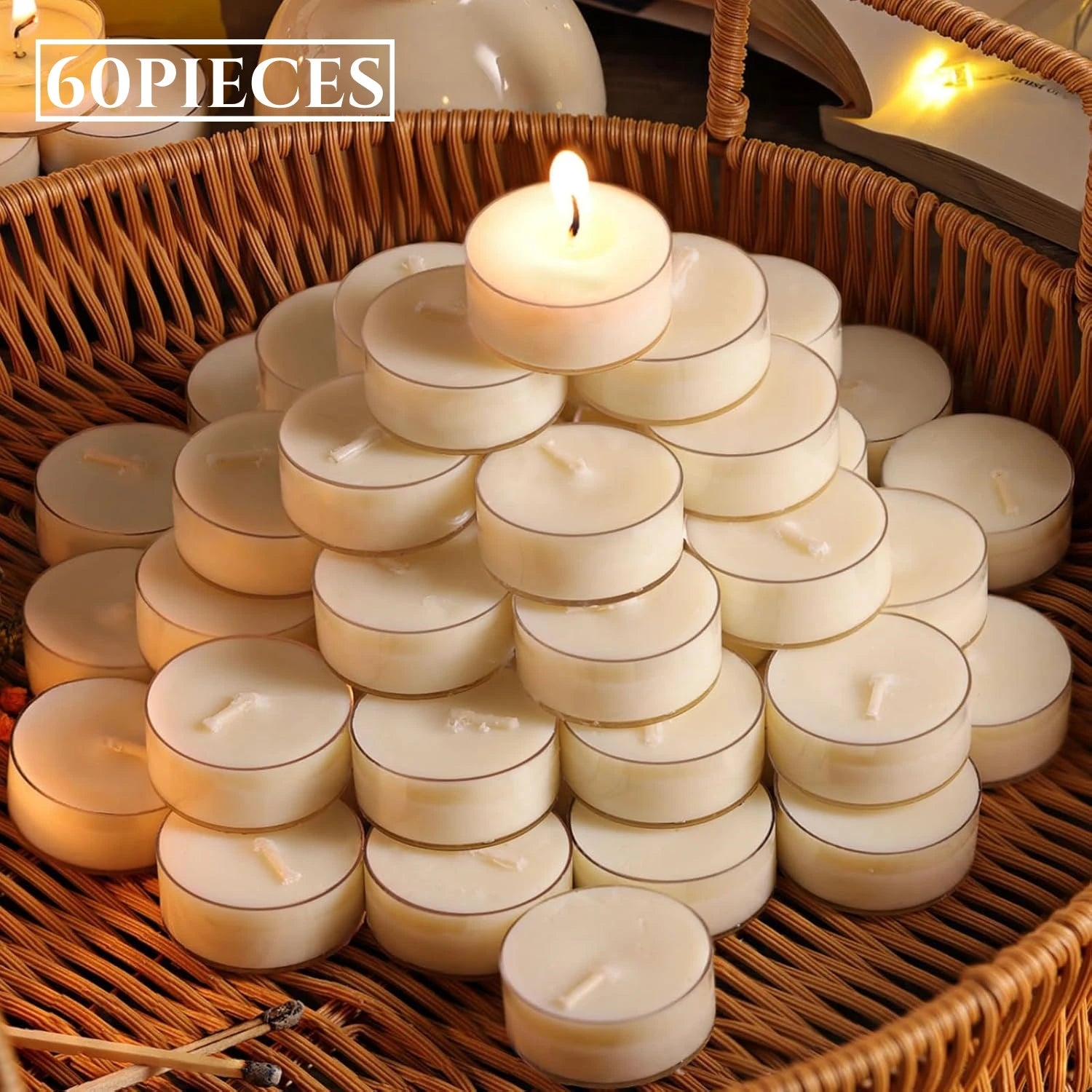 Beeswax Tealight Candles - candletown.net