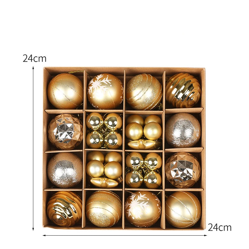 Christmas Ball Ornaments – 36 PCS Decoration Set