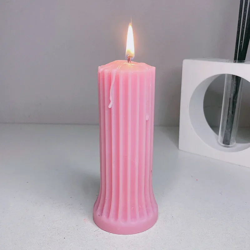 Handmade Low Temperature Soy Candle – Scented Pillar Candle