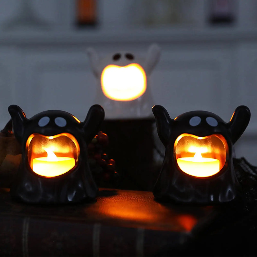 Halloween Ghost LED Flameless Candle Decoration - candletown.net