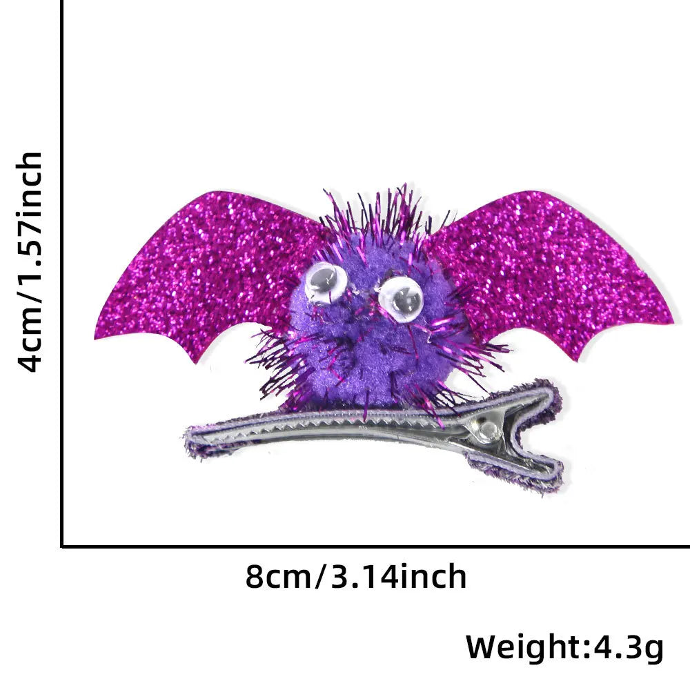 Halloween Costume Accessories Set – Glasses, Mask, Bat Hair Clip & Bracelet