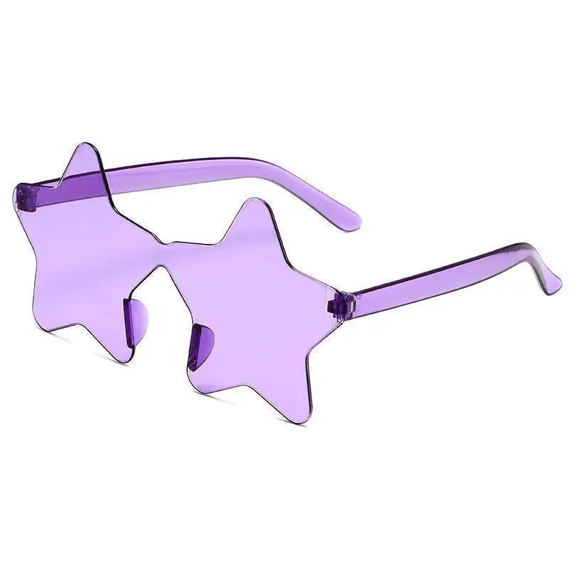 Colorful Star Sunglasses – Party & Festival Photo Props