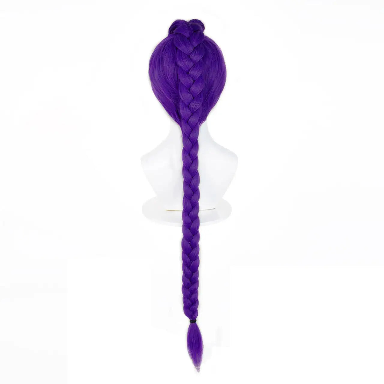 Purple Braided Clip-In Ponytail Wig – Cosplay Hair