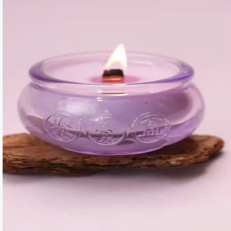 Soy Aromatherapy Tea Light Candle in Glass