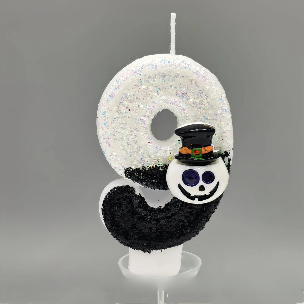 Halloween Pumpkin Number Candles – Spooky Birthday Party Decoration - candletown.net