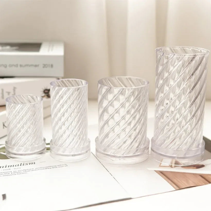 3D Threaded Cylindrical Candle Mold