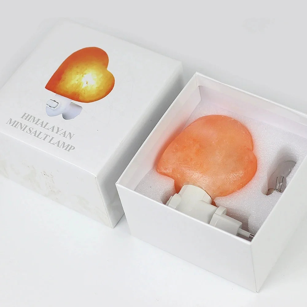 Himalayan Salt Lamp Night Light – Natural Air Purifier & Stress Relief