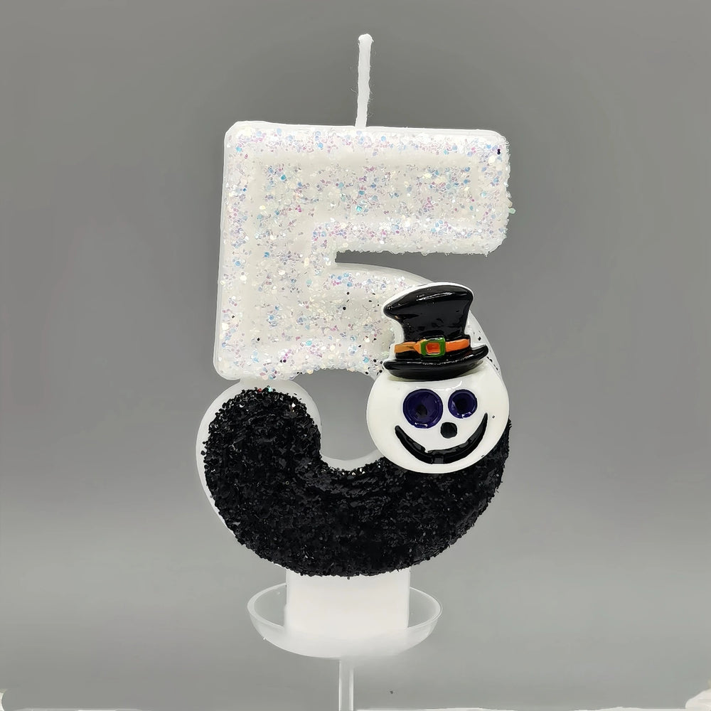 Halloween Pumpkin Number Candles – Spooky Birthday Party Decoration - candletown.net