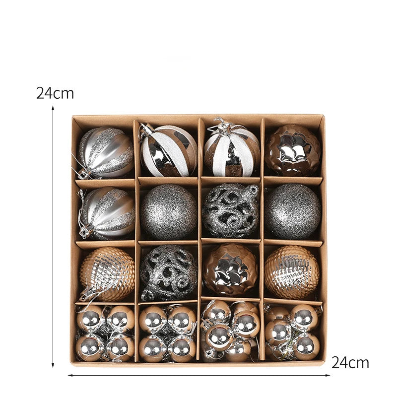 Christmas Ball Ornaments – 36 PCS Decoration Set