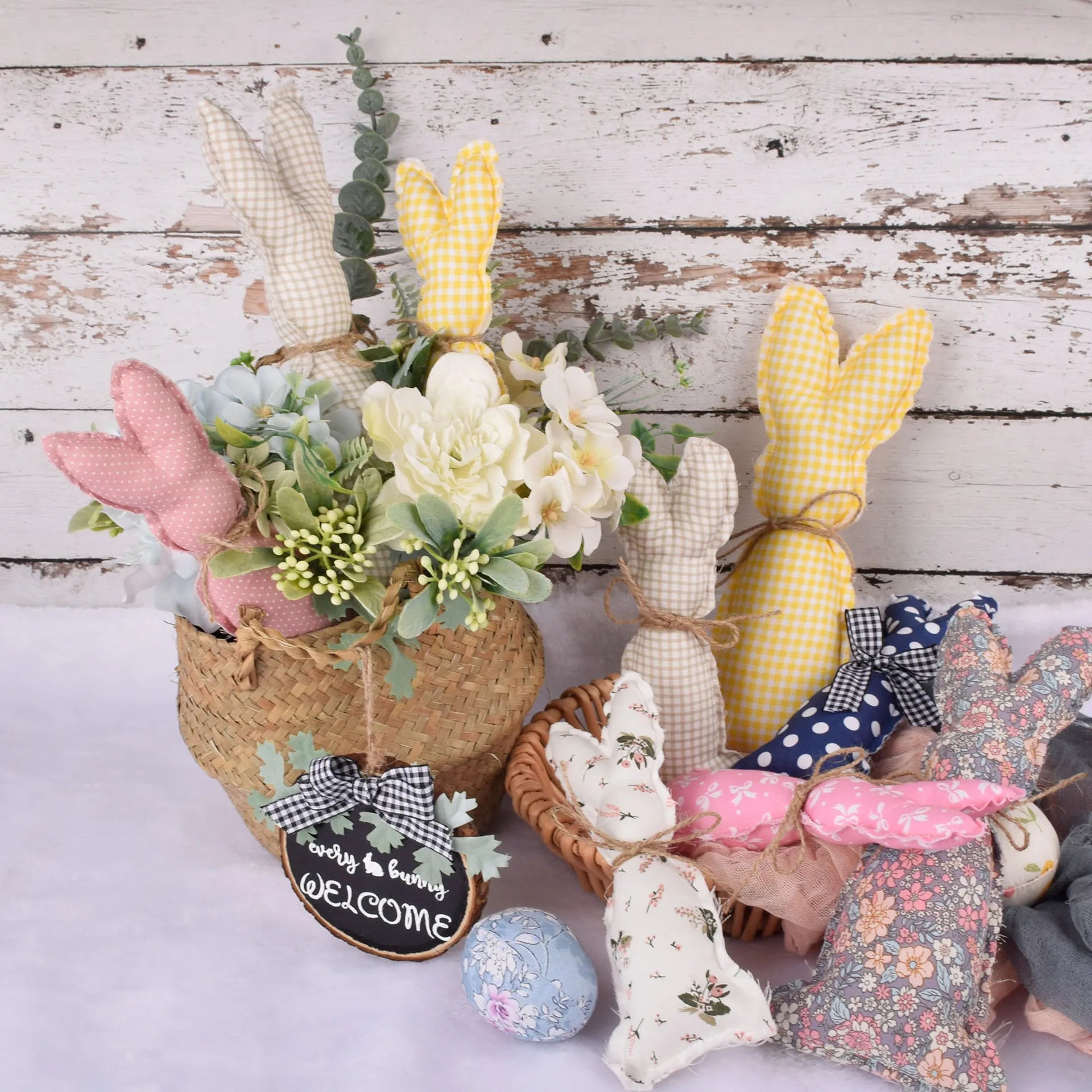 Cotton Easter Rabbit Carrot Ornament – Adorable Easter Decoration - candletown.net