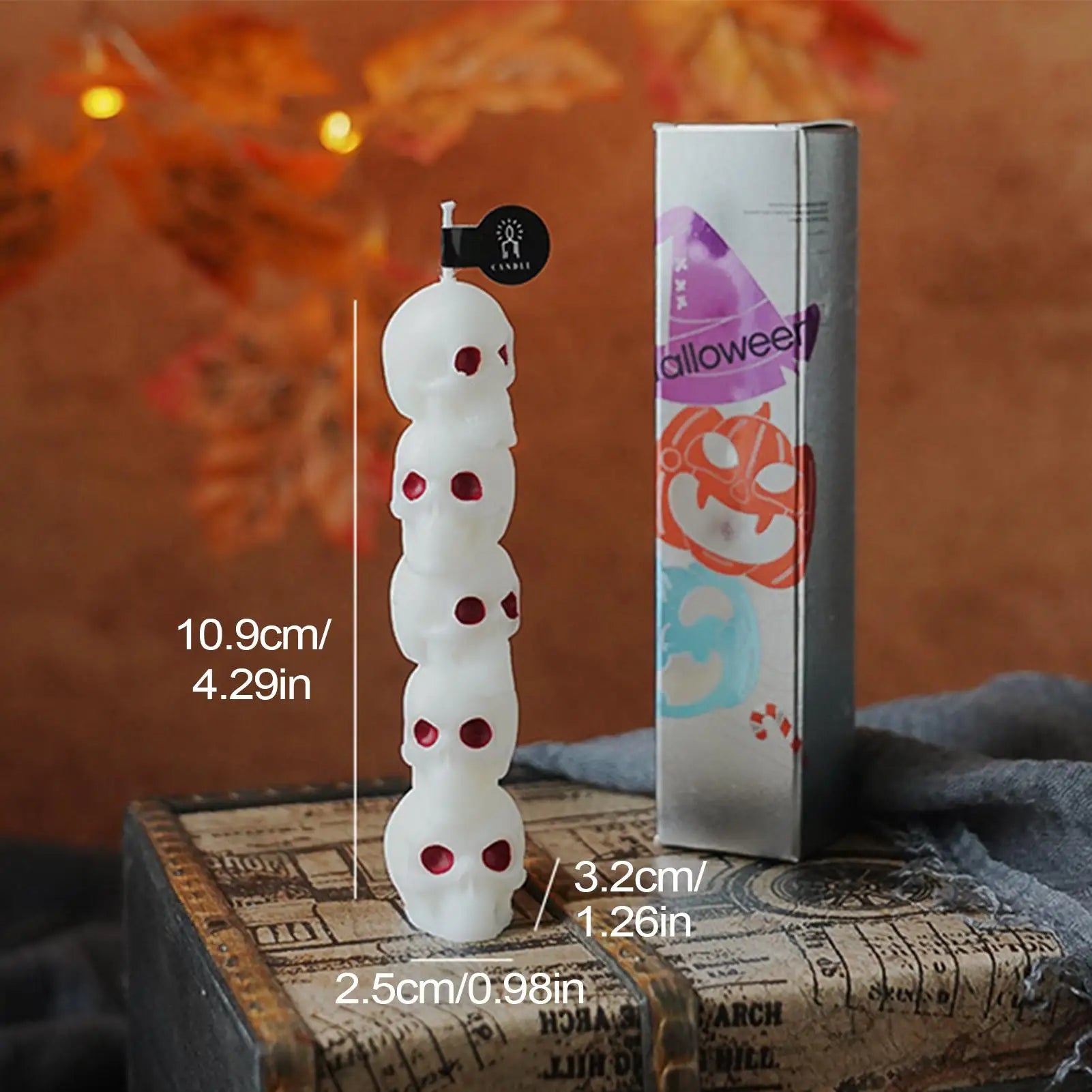 Halloween Scented Candle – Skull, Pumpkin & Finger Shapes