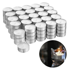 100 Pack Unscented Tea Light Candles