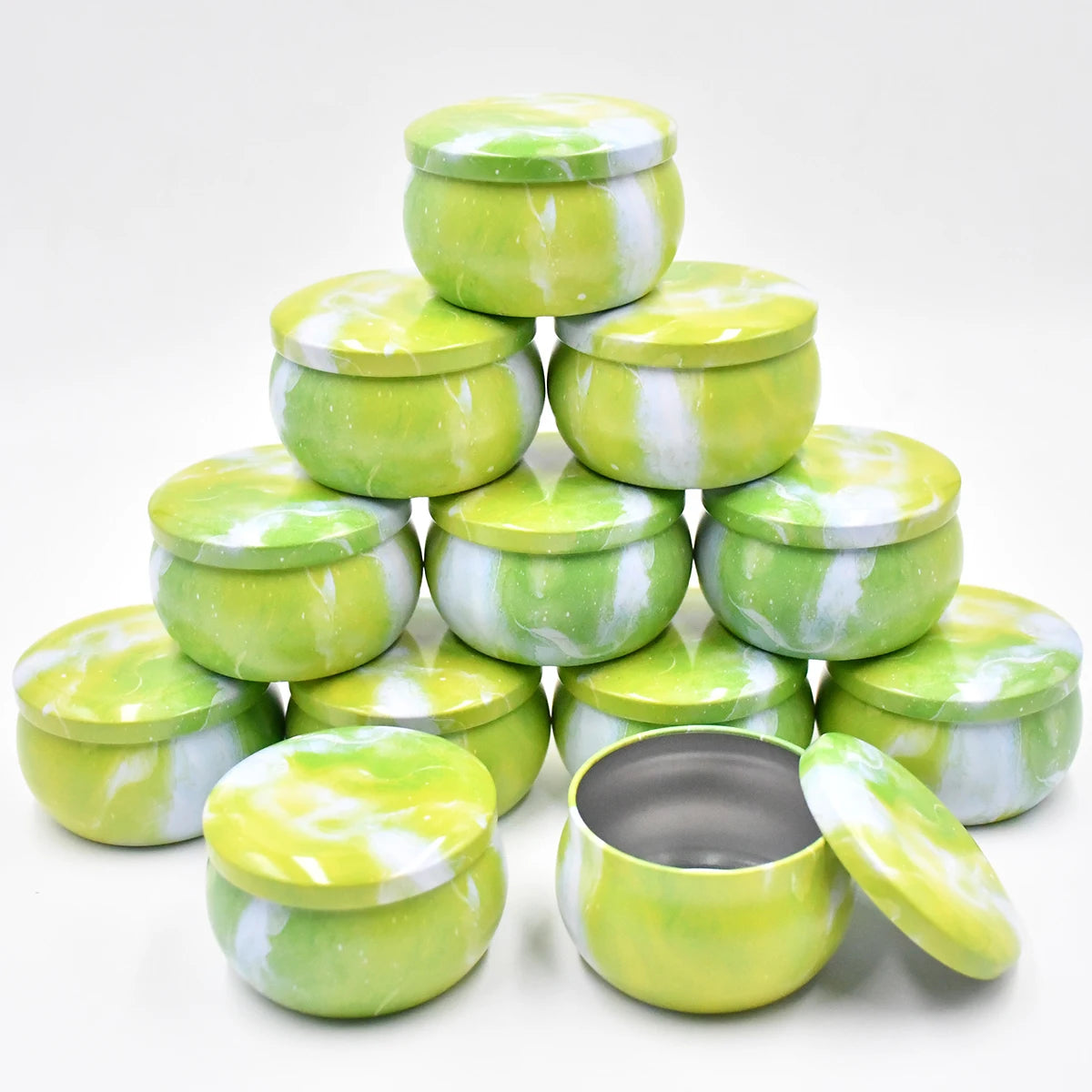 4oz (1,18 dl) Candle Tins – Set of 12