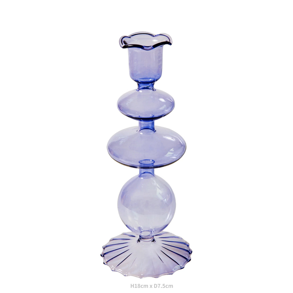 Colorful Glass Candle Holder - candletown.net