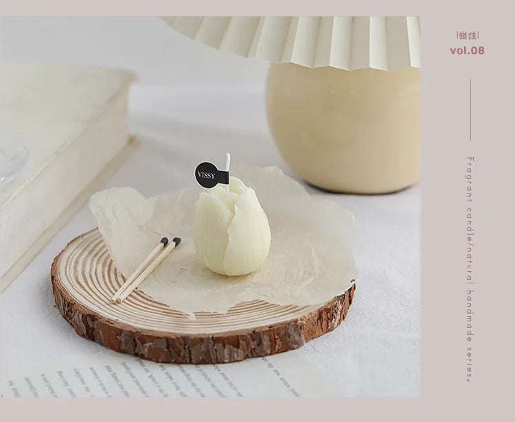 Tulip Scented Candles – Handmade Decorative Flower Candles - candletown.net