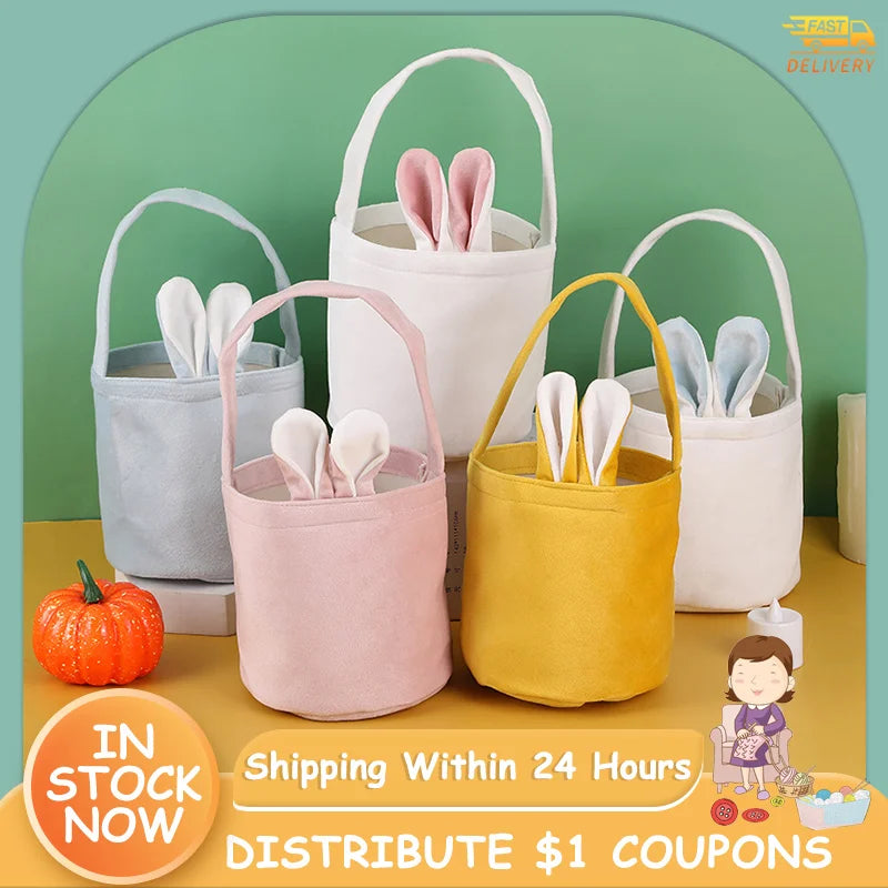 Velvet Easter Bunny Bags – Soft & Adorable Candy Bags for Easter & Celebrations - candletown.net