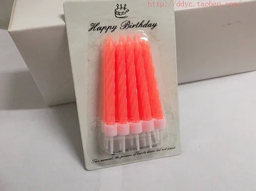 Slim Metallic Birthday Candles – Elegant Cake Topper - candletown.net