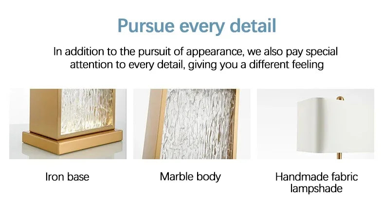 SANDYHA Modern Glass Table Lamp – Certified Luxury Lighting for Your Home - candletown.net