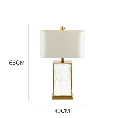 SANDYHA Modern Glass Table Lamp – Certified Luxury Lighting for Your Home - candletown.net