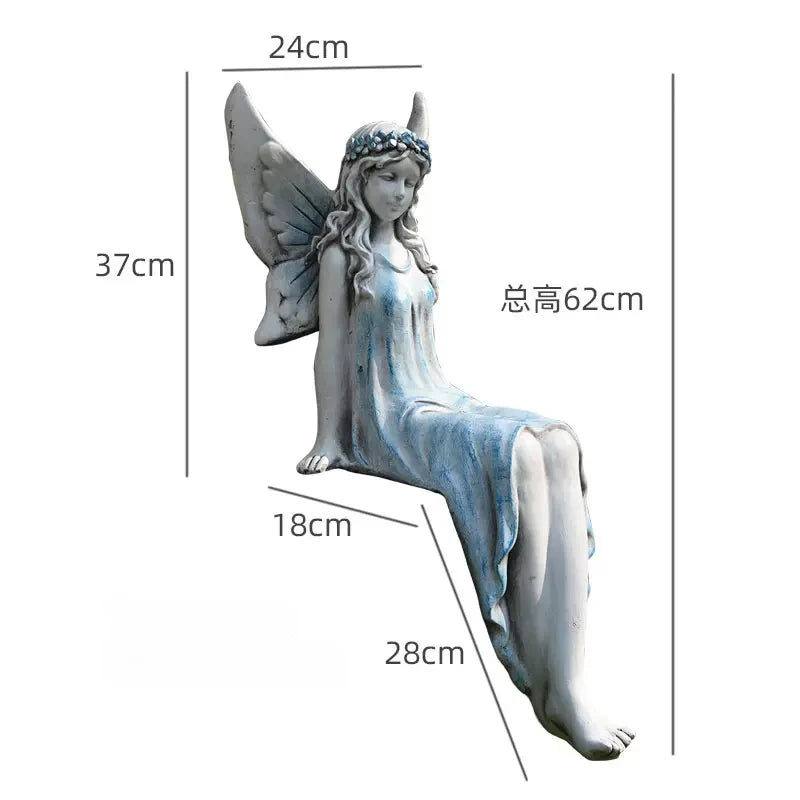 Resin Mermaid Garden Decoration – Outdoor Summer Accent - candletown.net