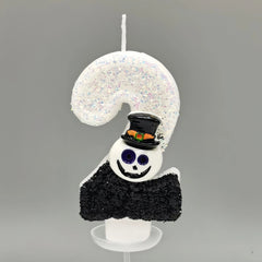 Halloween Pumpkin Number Candles – Spooky Birthday Party Decoration