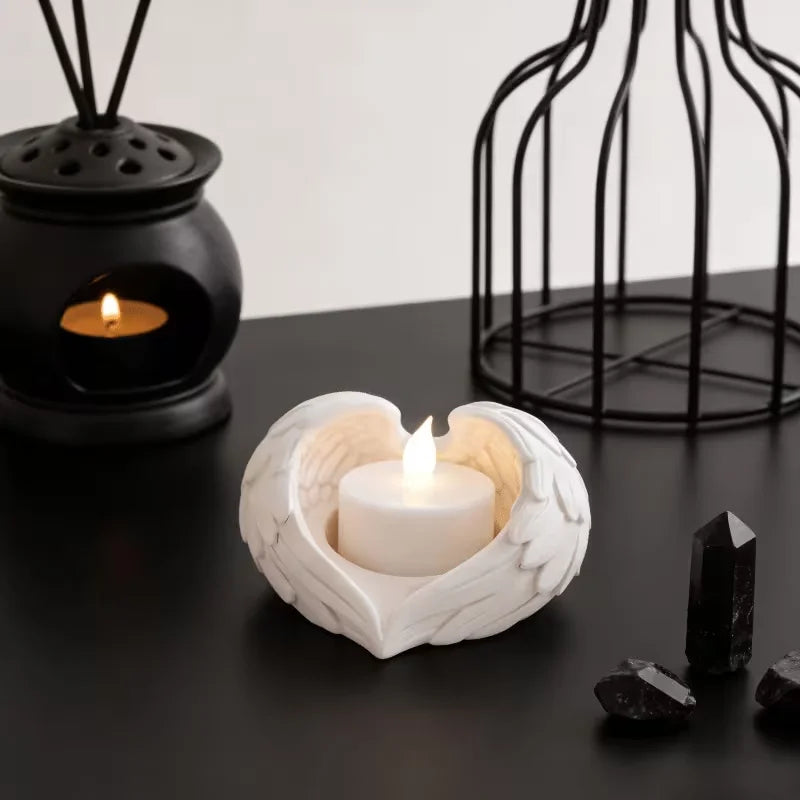 Angel Wings Tea Light Candle Holder