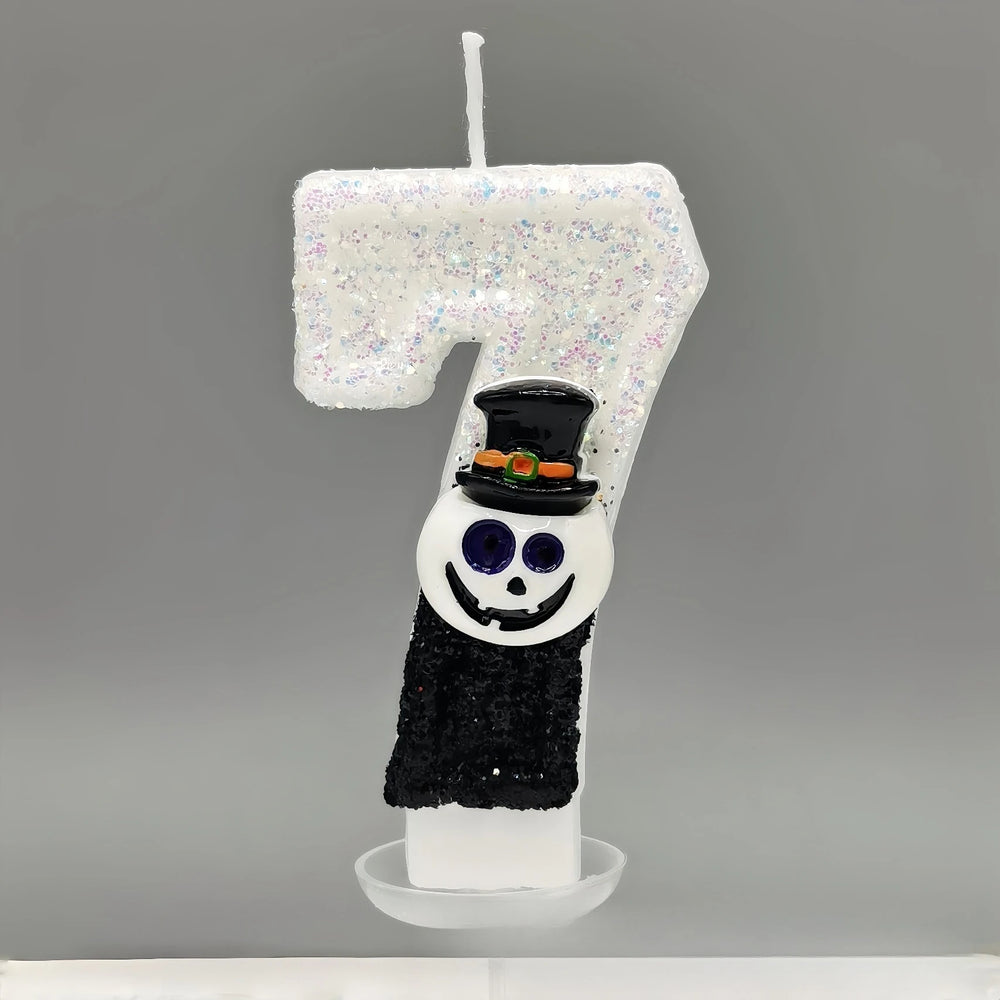 Halloween Pumpkin Number Candles – Spooky Birthday Party Decoration - candletown.net
