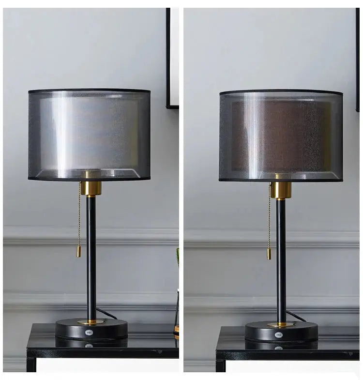 American Gold Table Lamp – Nordic Modern Luxury Design - candletown.net