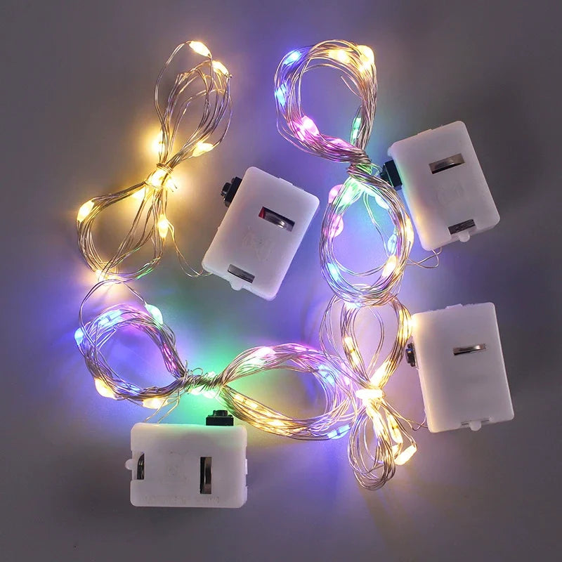 LED Fairy Lights Battery Powered Garland Lights - candletown.net