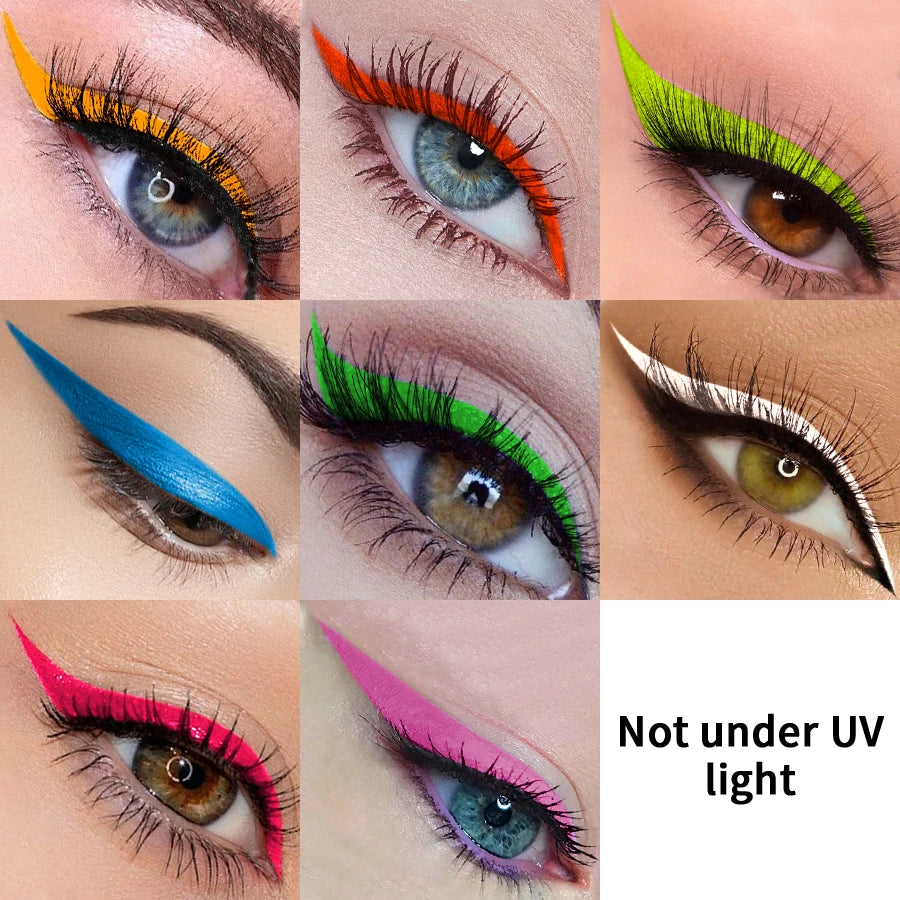 UV Neon Face & Body Paint Pen – 8 Fluorescent Colors