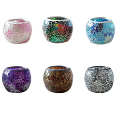 Moroccan Mosaic Glass Candlestick – Votive Candle Holder - candletown.net