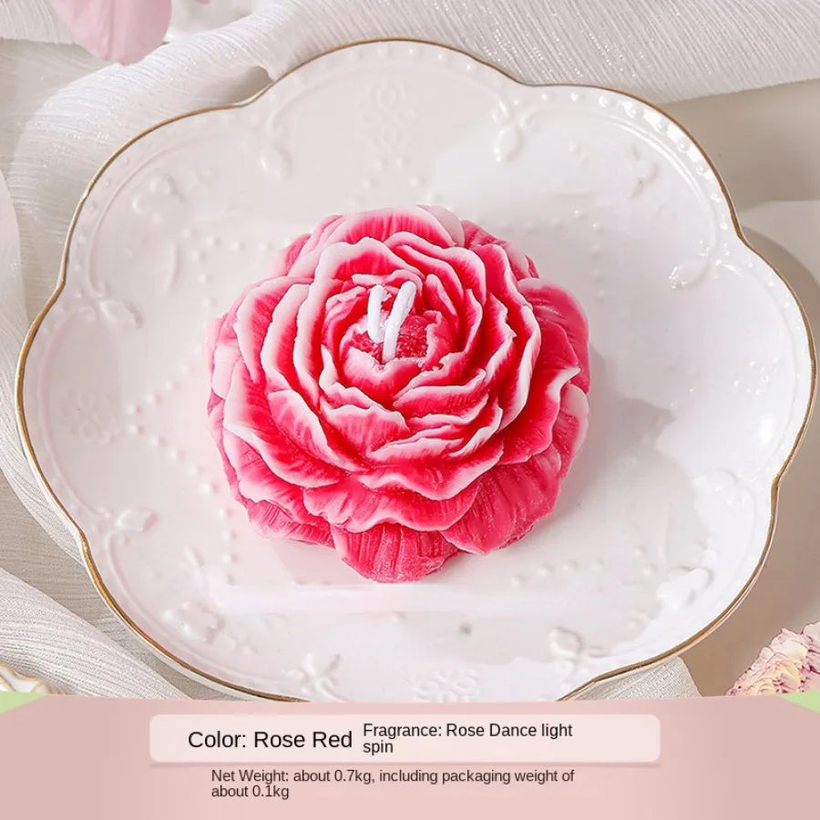 Peony Flower Aromatherapy Candle - candletown.net
