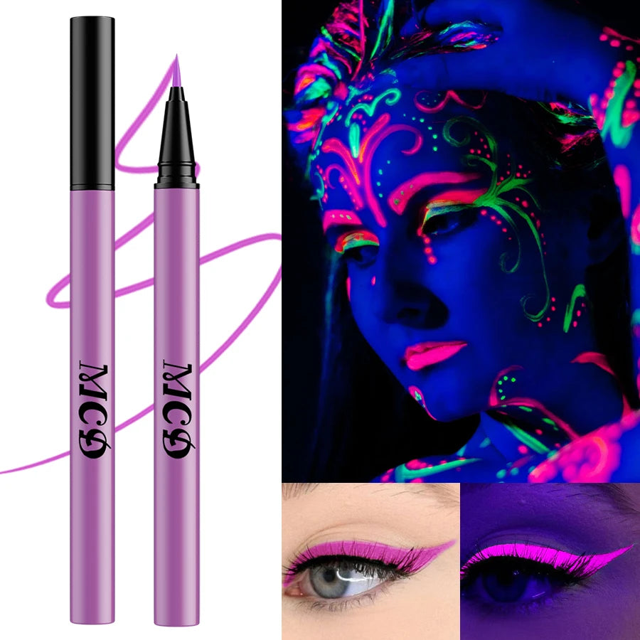UV Neon Face & Body Paint Pen – 8 Fluorescent Colors