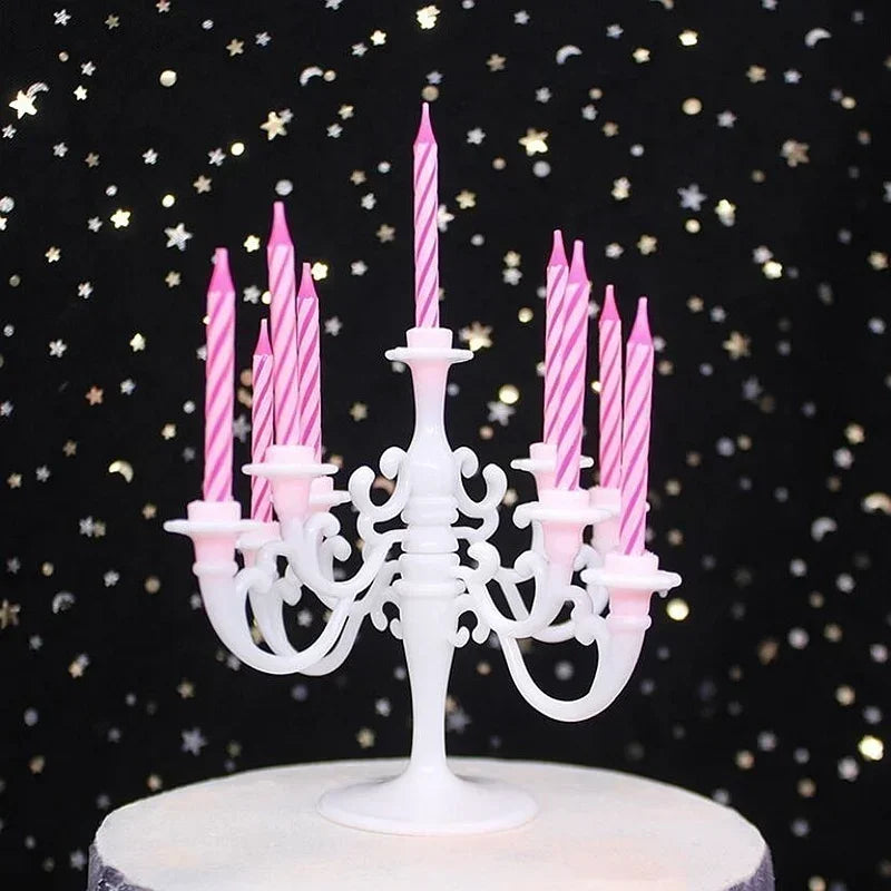 Cake Candle Set with Holders (9pcs) - candletown.net
