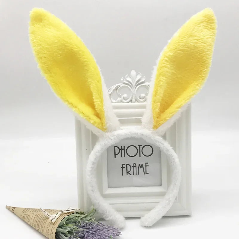 Plush Bunny Ears Headband – Cute & Soft for Easter & Cosplay - candletown.net