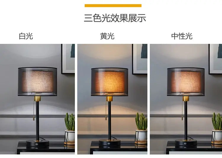 American Gold Table Lamp – Nordic Modern Luxury Design - candletown.net