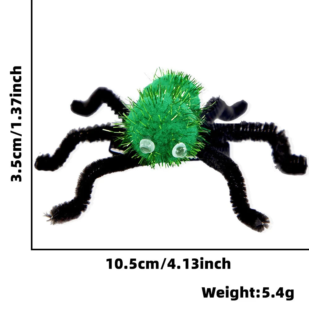 Halloween Spider & Bat Hair Clips