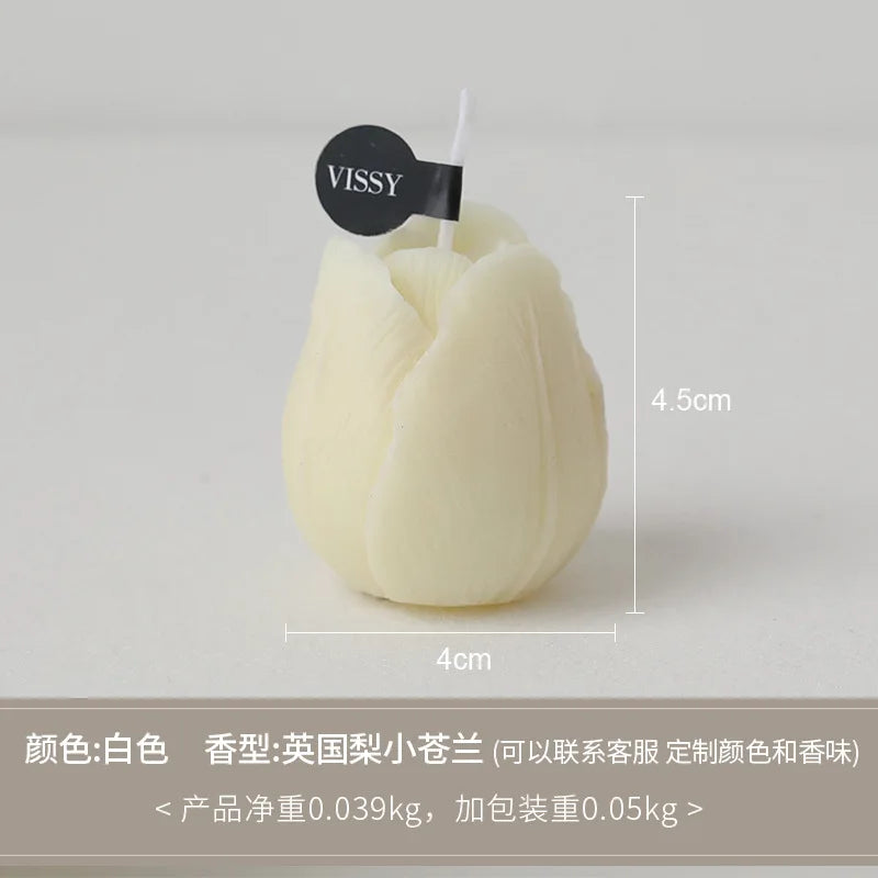 Tulip Scented Candles – Handmade Decorative Flower Candles - candletown.net