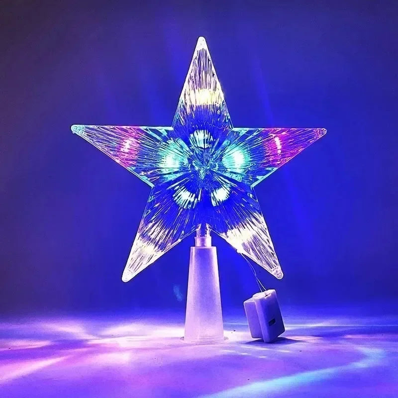 LED Christmas Tree Star Topper – 15 cm