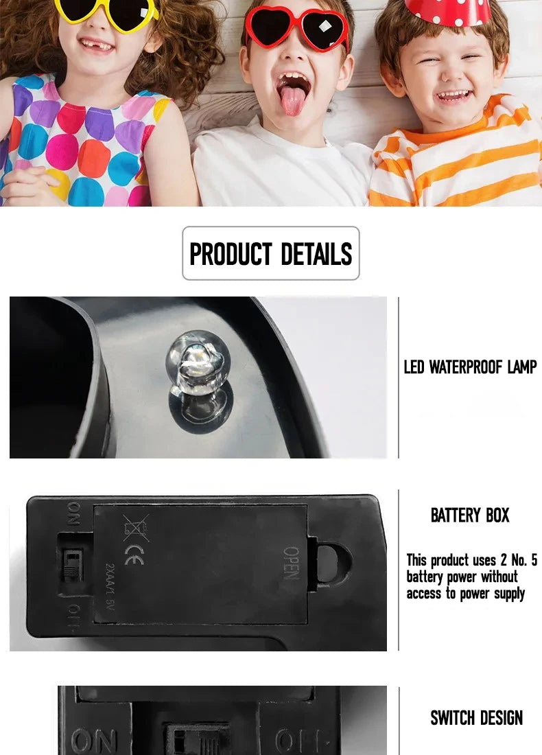 22cm LED Alphabet and Number Lights – Black Letter Decor - candletown.net