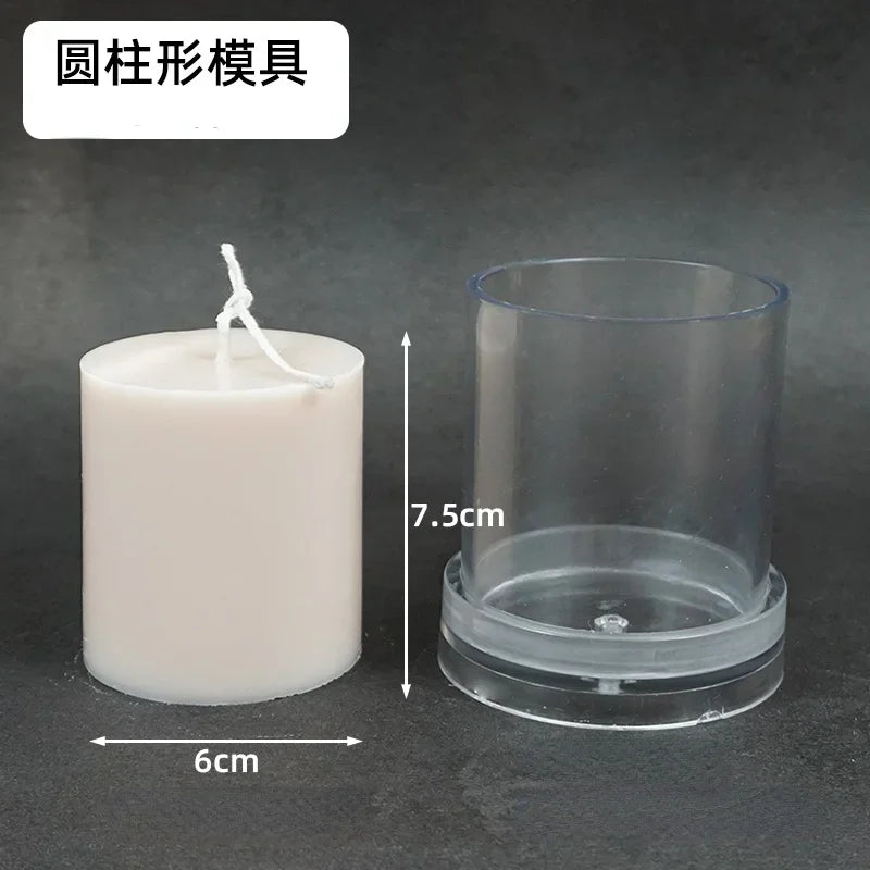 Large Cylindrical Candle Mold for DIY Pillar Candles