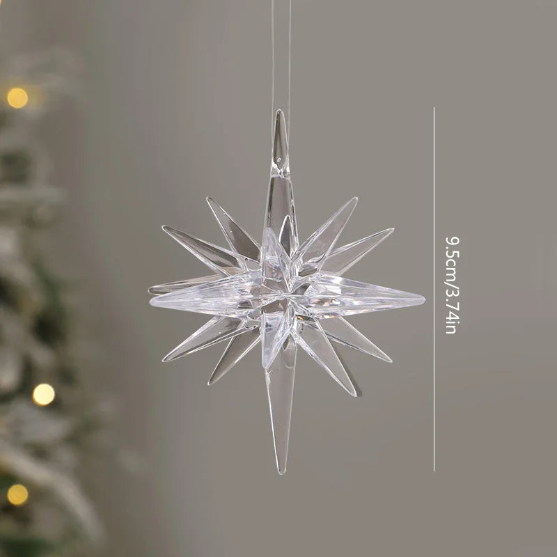 Gold Exploding Star Hanging Ornament